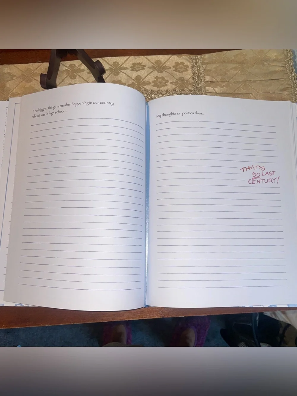 “My Story” by Susan Branch Heartfelt Keepsake Memory Book.